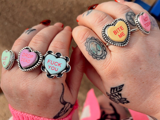 Cosmic Conversation Rings (Adjustable)