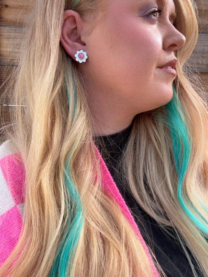 Cosmic Daisy Earrings.