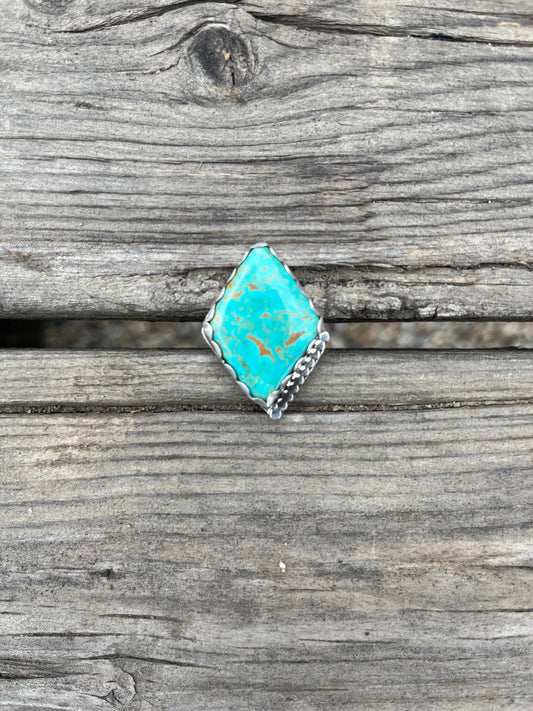 Tyrone Turquoise Ring Size 8